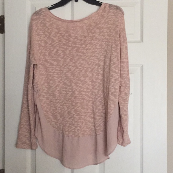 Blush Pink Anthropologie Sweater - Picture 3 of 4